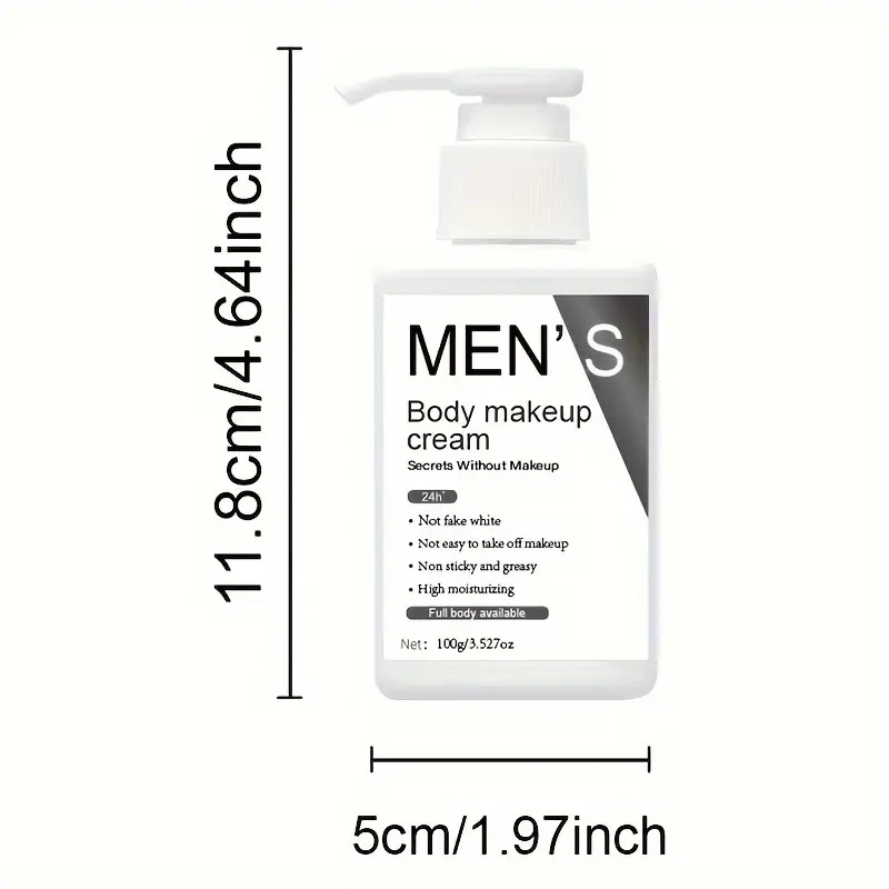 EMTERINE Mens Tinted Moisturizer Concealer  Natural Finish & Long-Lasting