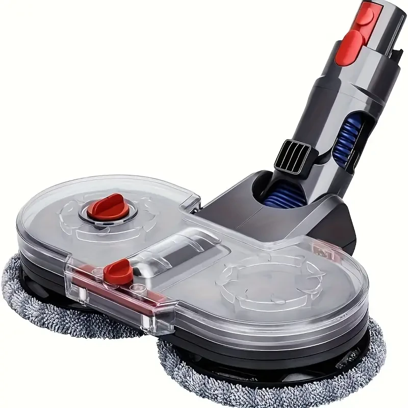 Electric Double Mop Attachment for Dyson V7V15  Dual Spin Mop with Water Tank