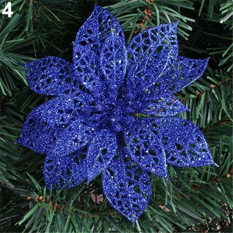 Christmas Blue Flower decoration