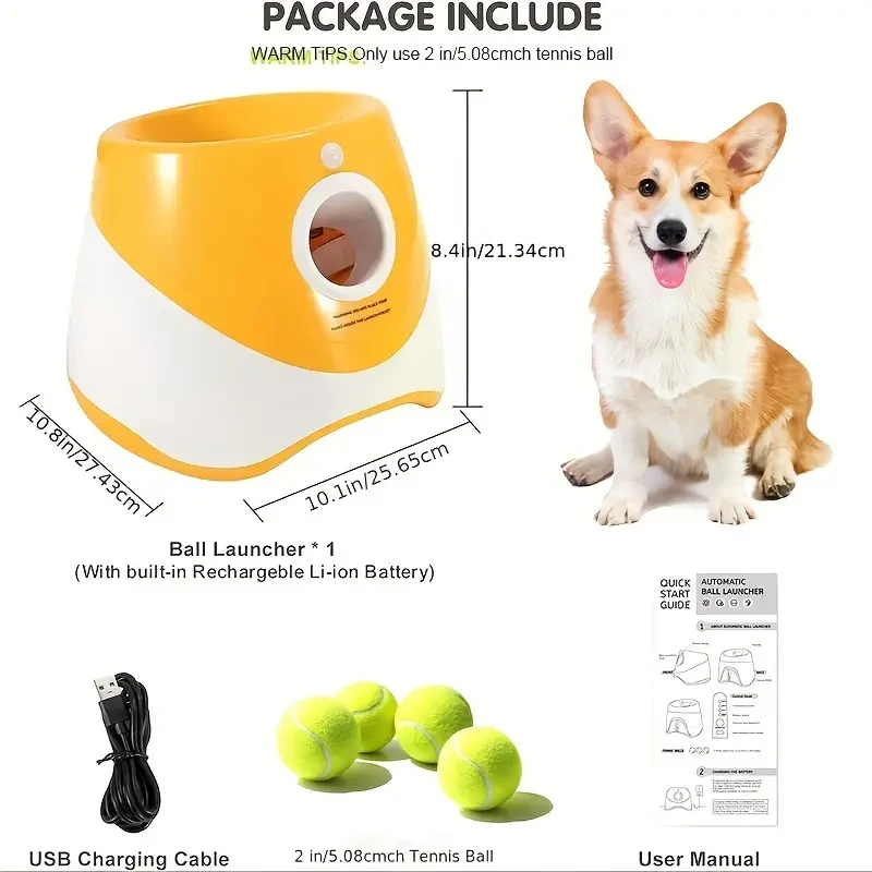 Auto Dog Ball Launcher for Fetch Training