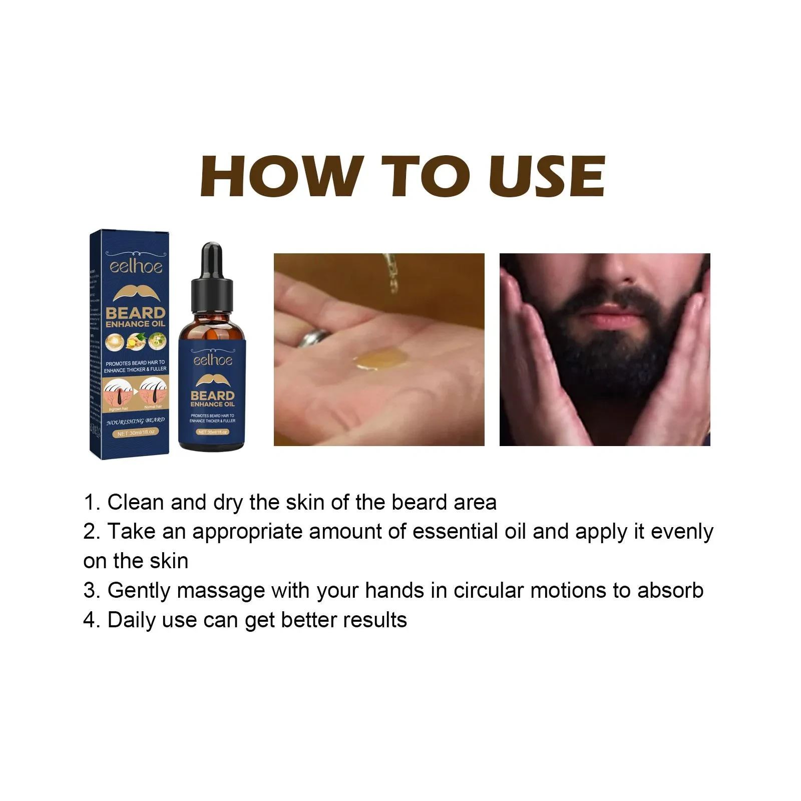 EELHOE Beard Care Oil