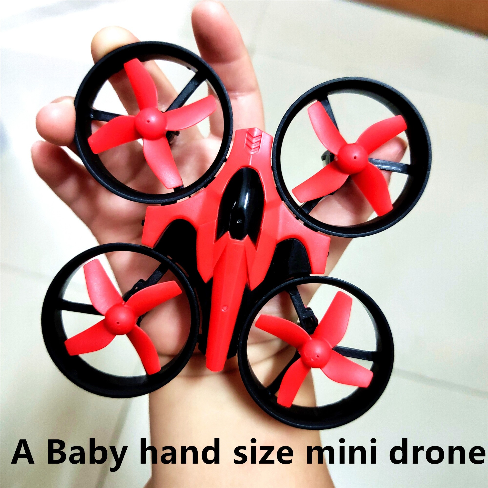 Remote Control Mini Quadcopter With Protective Ring Remote Control Drone Anti-Fall Remote Control Aircraft Children's Toy