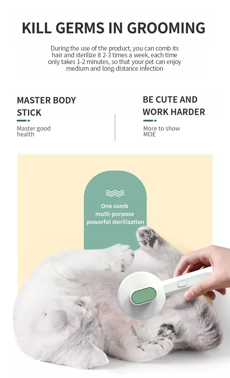Pet Germicidal Sterilizing Comb