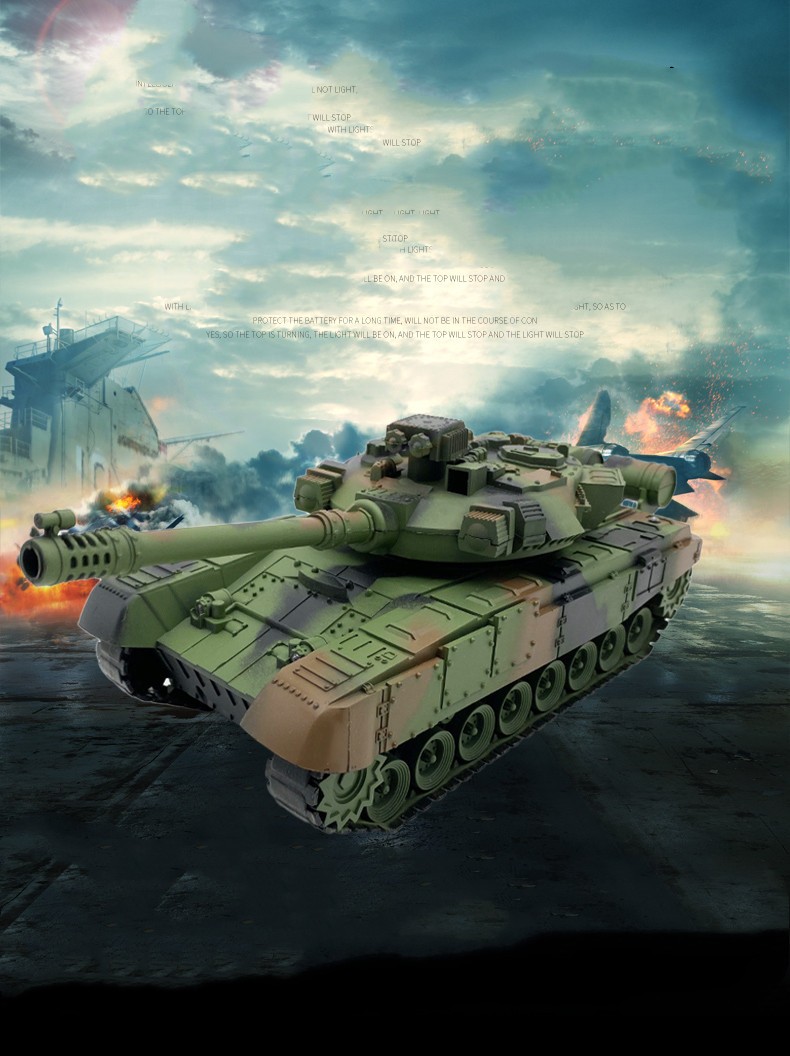 Children's remote control tank