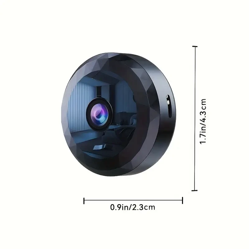 Wireless Mini WiFi Security Camera - Night Vision and Motion Detection