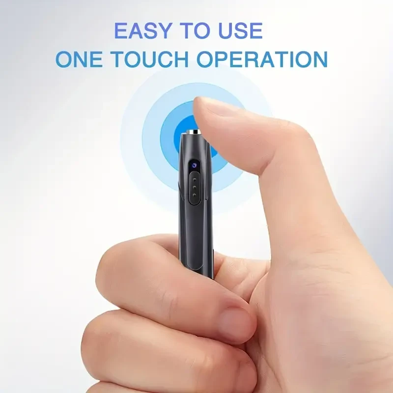 Full HD 1080P Mini Security Camera Pen - Portable with Local Recording