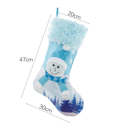 New Year Christmas Decor For Home Glowing Large Christmas Socks