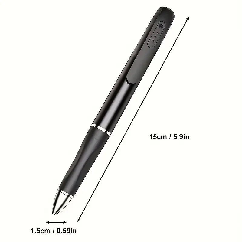 Portable 1080P HD Security Camera Pen - Mini Surveillance for Indoor/Outdoor Use