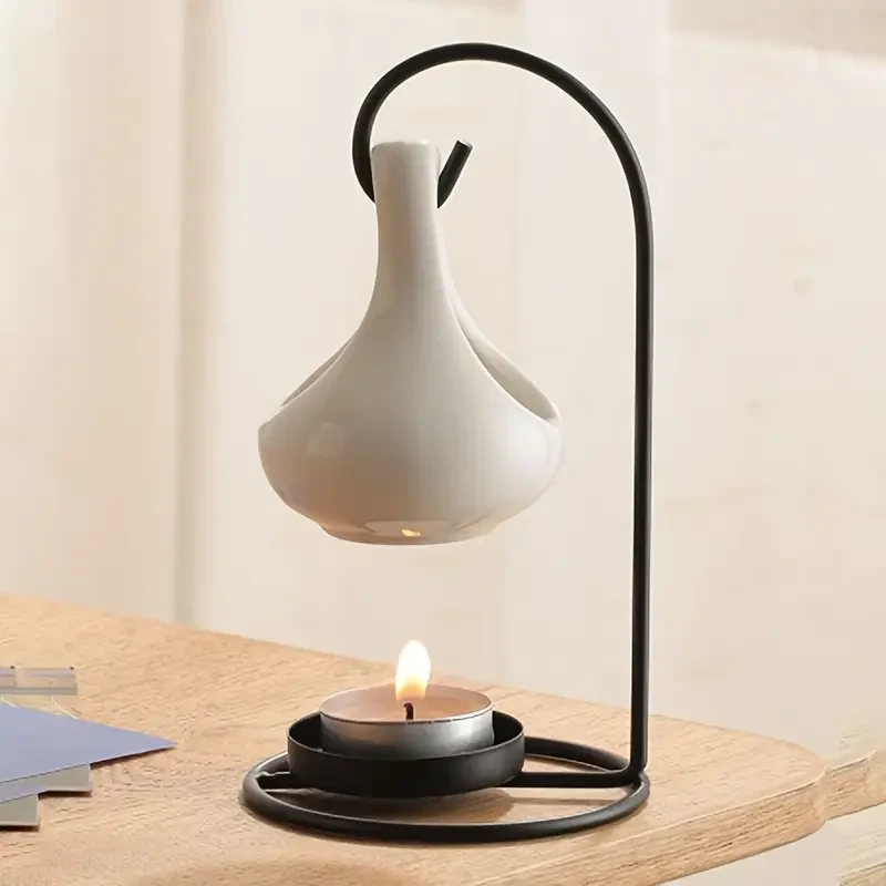 Hanging Incense Burner Stand, Black/White, Creative Aromatherapy Lamp, Essential Oil Diffuser