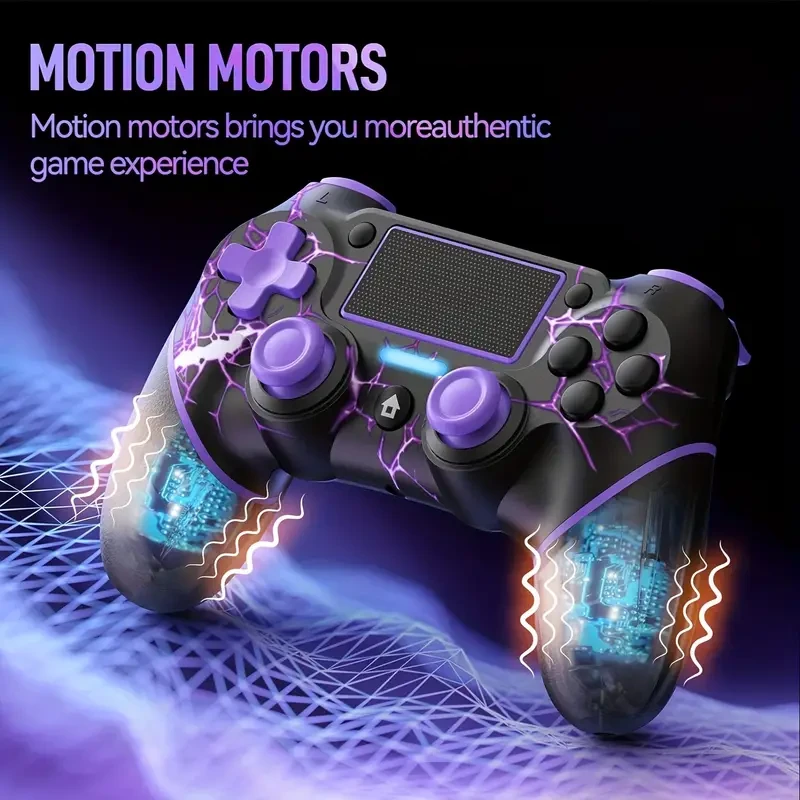 PS4 Wireless Controller with USB Cable.