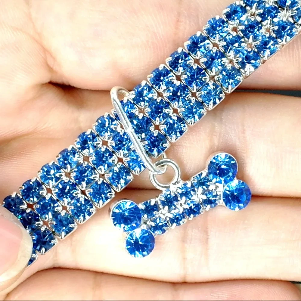 Bling Rhinestone Dog Collar Crystal