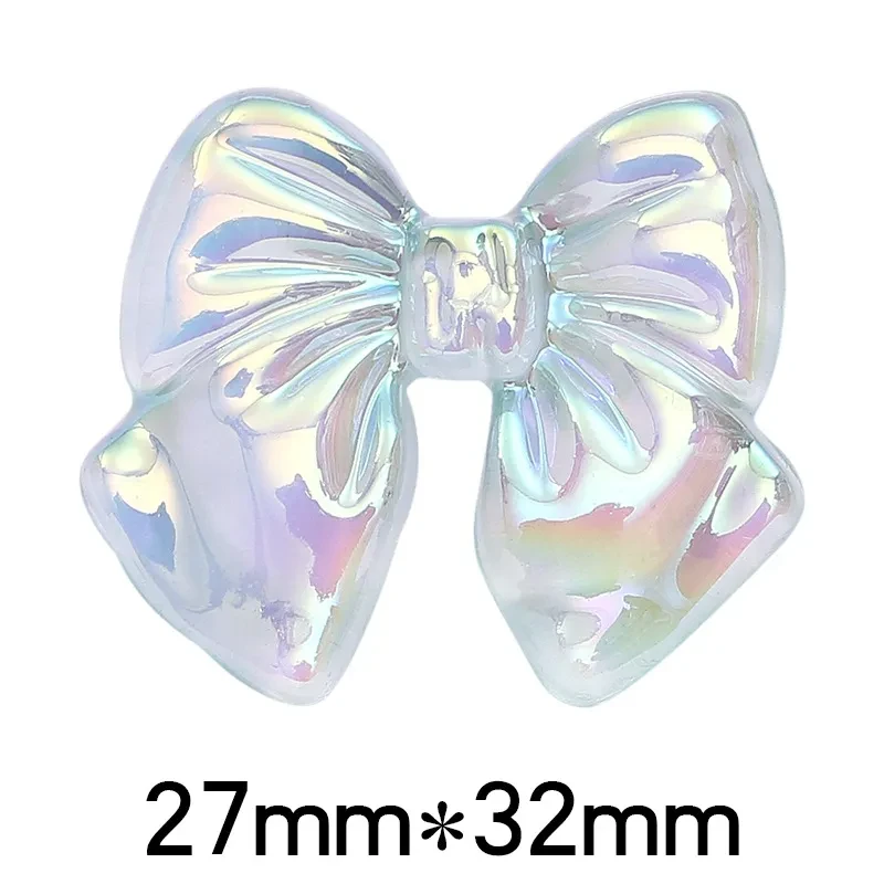 Resin Accessories Handmade Material Electroplated Bow Tie