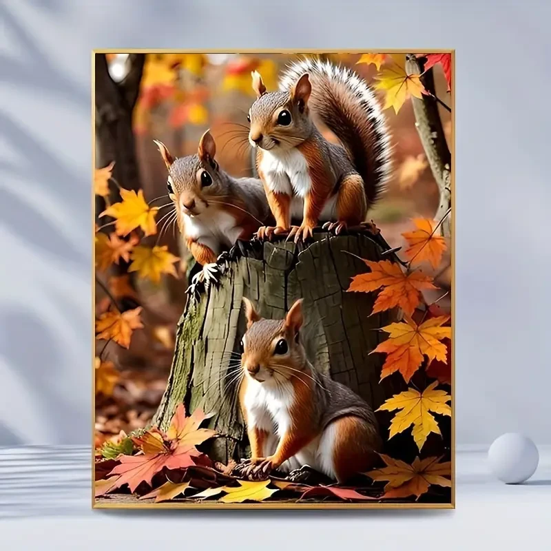 5D Full Drill Round Diamond Painting Kit for Beginners