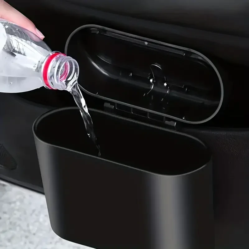 Car-mounted Trash Can, Car Mini Garbage Bin, Car Storage Box, Car Organizer, Car Essential Accessories
