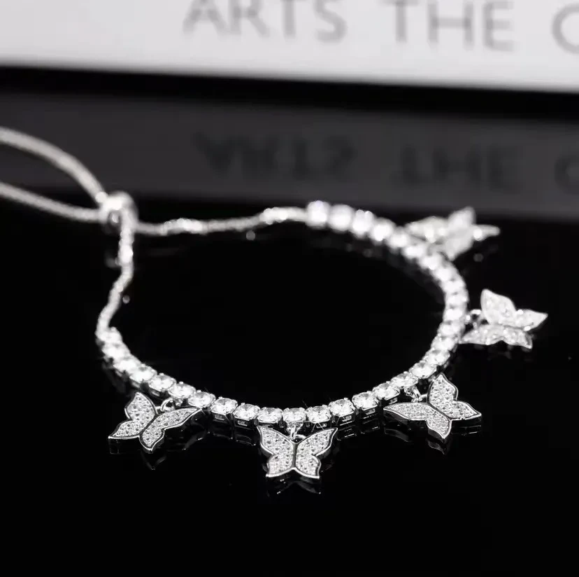 Multi Butterfly Bracelet Light Luxury Niche Micro-set Zircon