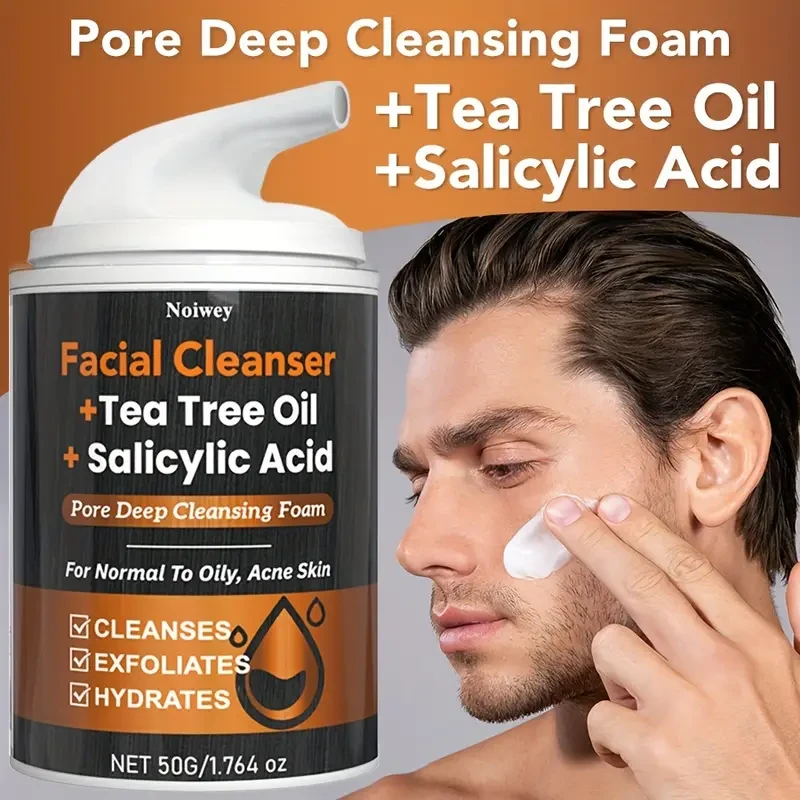 50g Salicylic Acid Facial Cleanser Tea Tree Oil & Turmeric