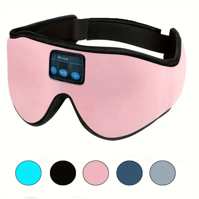 3D Sleep Mask with Wireless Headphones