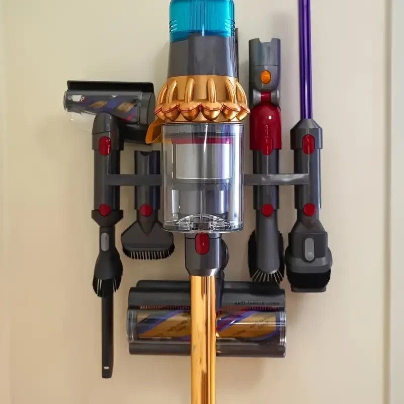 Easy-Install Wall-Mounted Vacuum Cleaner Head Holder