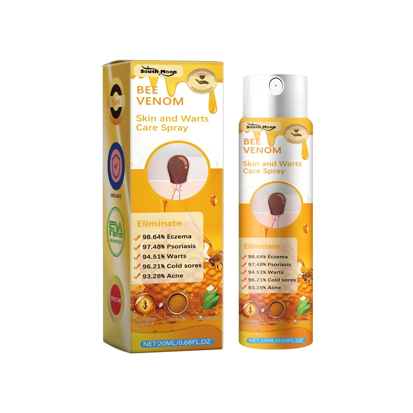 Beevonom Wart Removal Care Spray