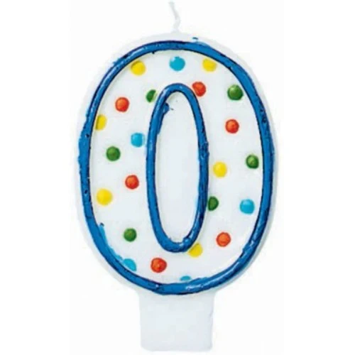 Polka Dots Flat Candle - #0
