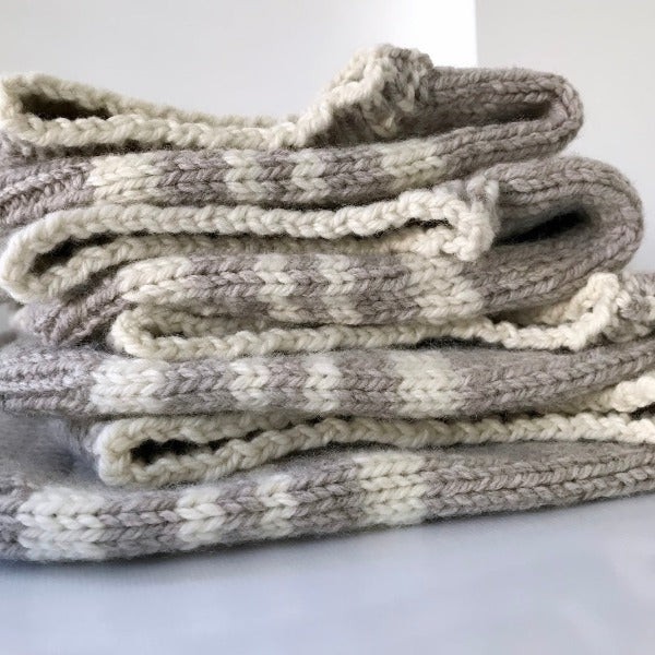Merino V-Neck Vest | Hand-Knitted