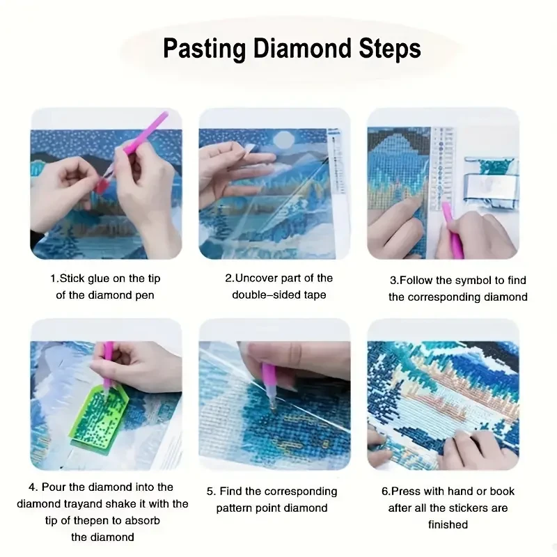 5D DIY Diamond Painting Kit - Rustic Cabin & Horse Scene