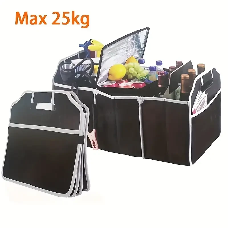 Universal Car Trunk Organizer - Foldable & Waterproof