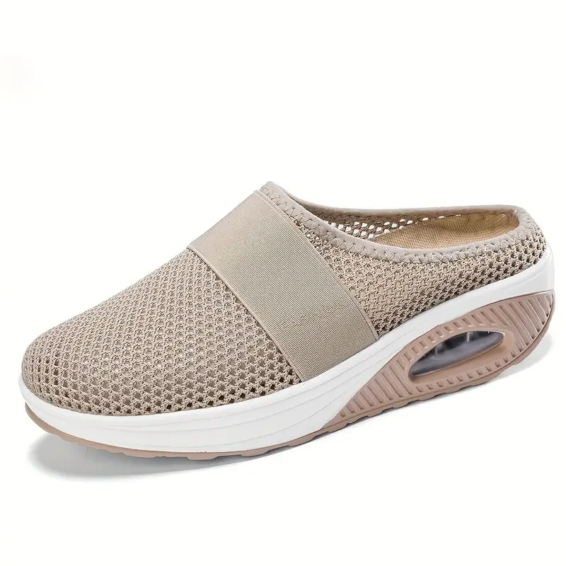 Women's Air Cushion Mesh Mule Sandals Breathable & Lightweight