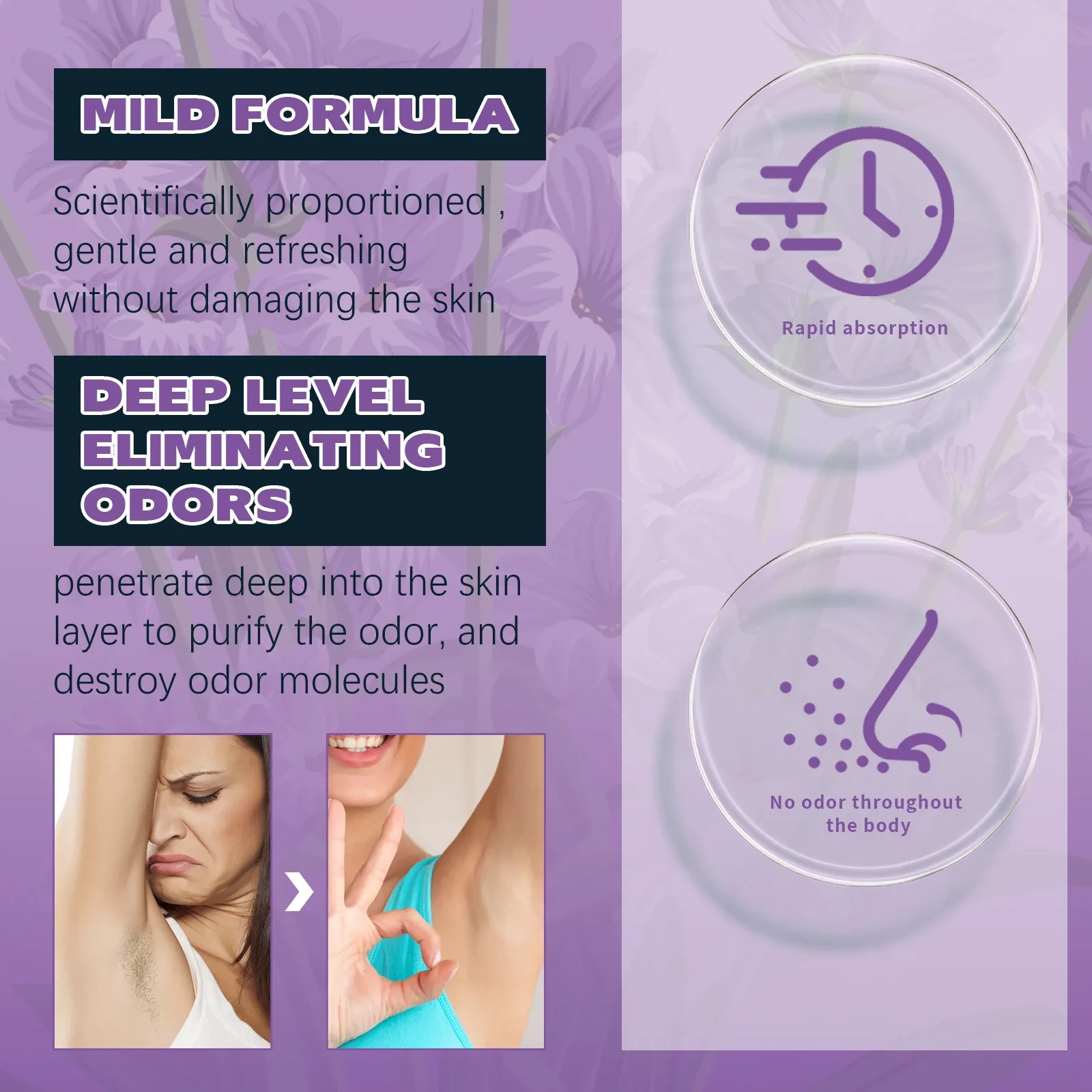 Body Odor Fragrance Care Stick