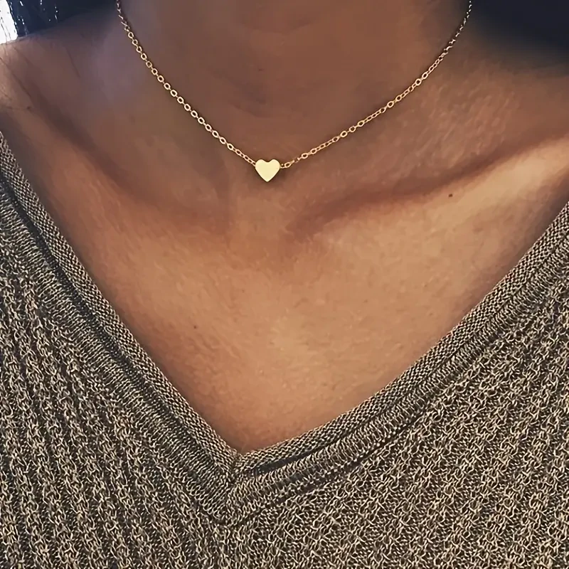 Simple Exquisite Heart-Shaped - Pendant Necklace