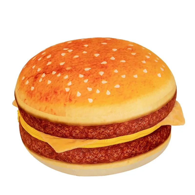 Hamburger Throw Pillow Stuffed Animal