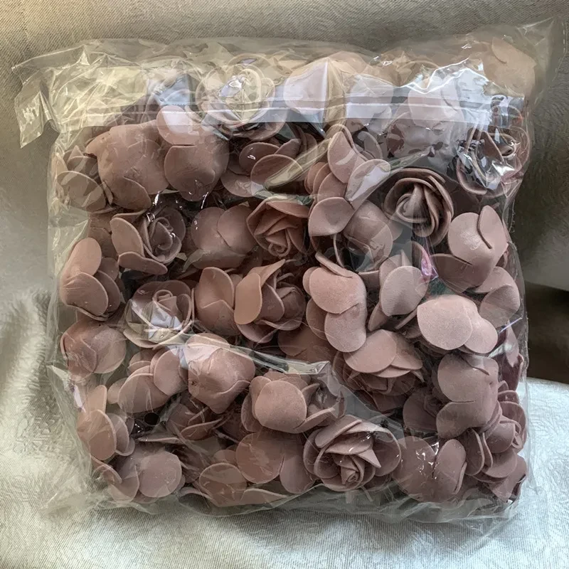 Foam Rose Artificial Flowers Gifts Box Diy Wedding