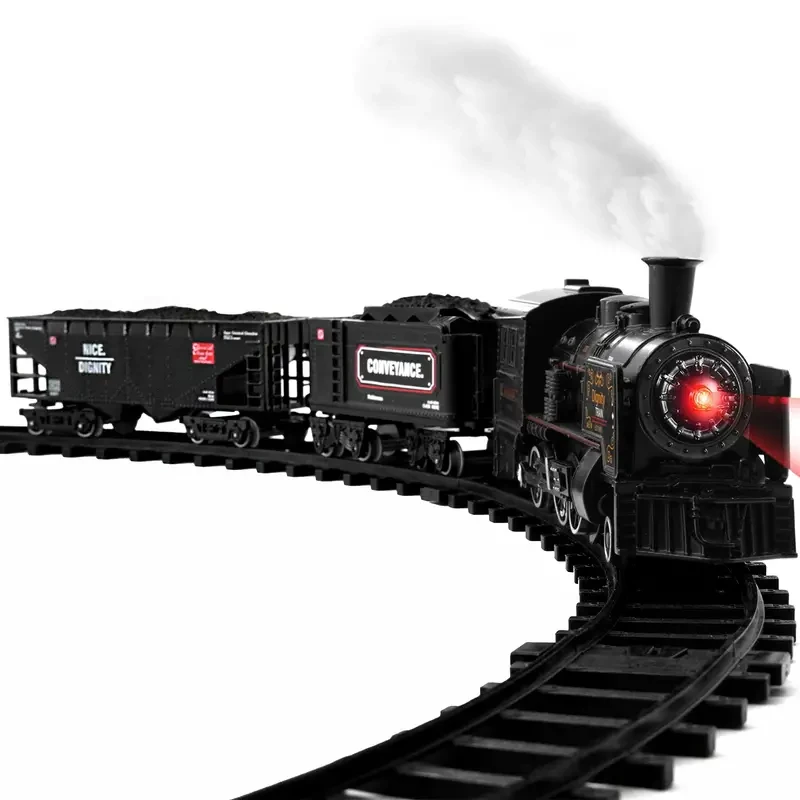 Kids Electric Train Set Metal Toy Trains