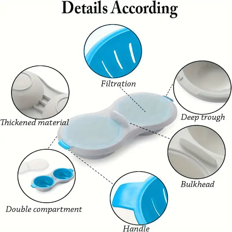 Kitchen Microwave Egg Poacher Cooker Steamer Egg Boilers Kitchen Cookware Kitchen Cooking Gadget Tools