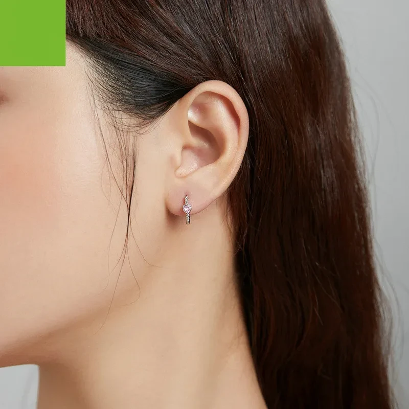 Platinum-plated Love Earrings Women