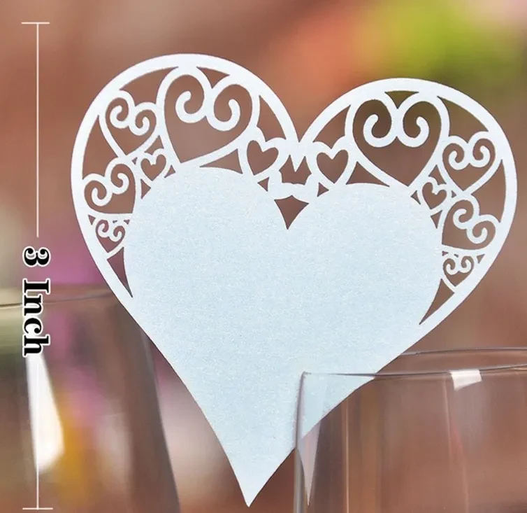 Wedding Table Decor Place Cards Laser Cut