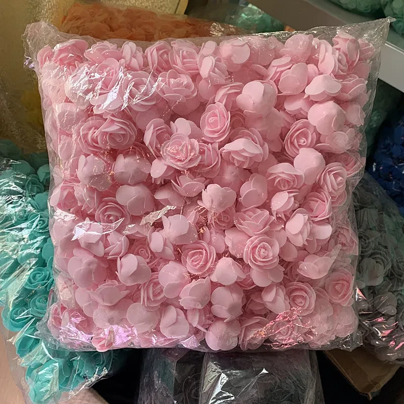 Foam Rose Artificial Flowers Gifts Box Diy Wedding