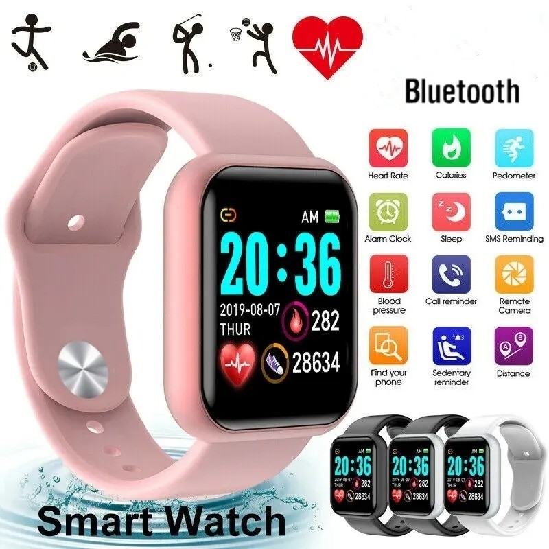 Smart Watch for Women & Men  Bluetooth Fitness Tracker with Music, Sleep Monitor & Sport Features