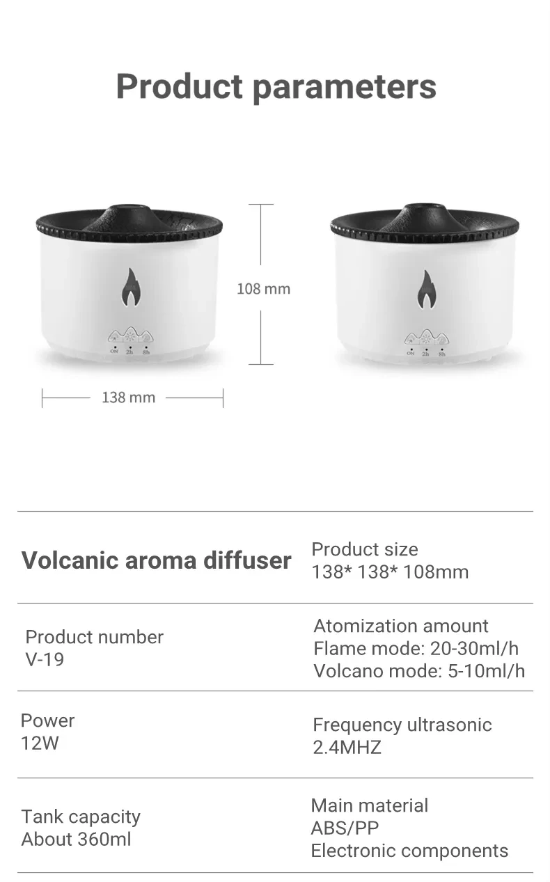 Creative Ultrasonic Essential Oil Humidifier