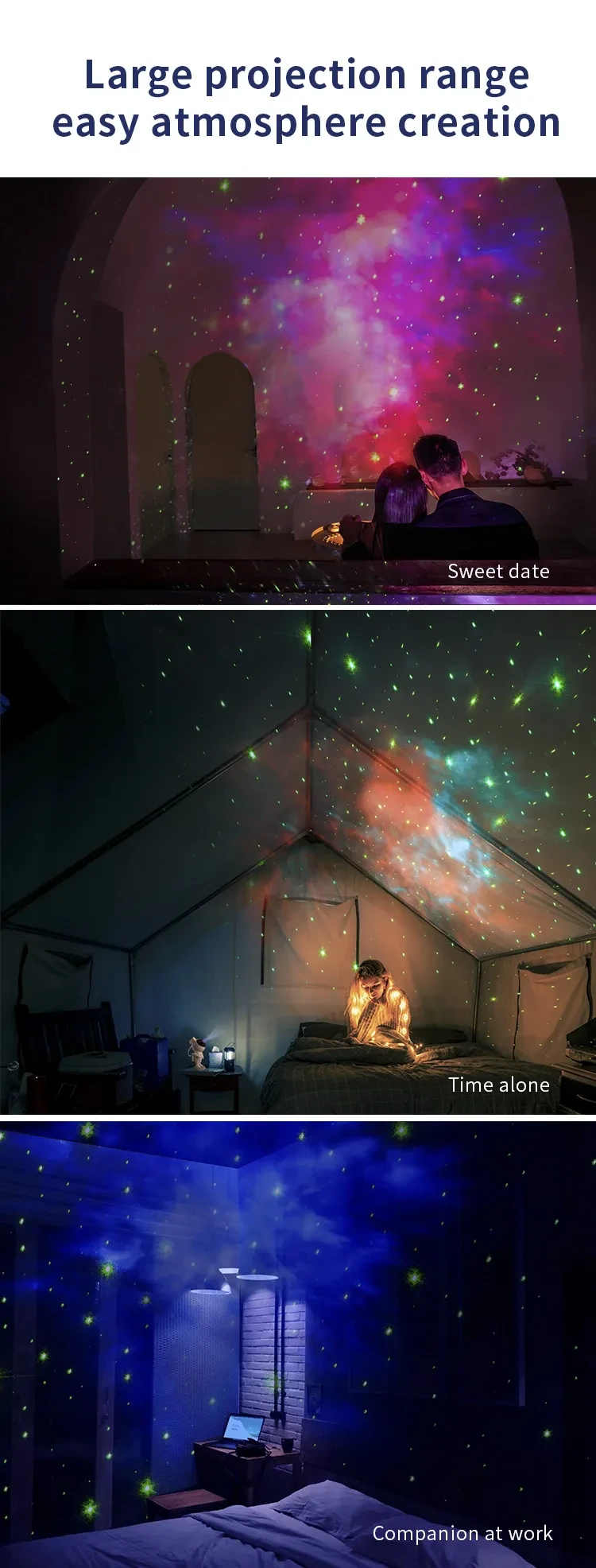 Creative Astronaut Galaxy Starry Sky Projector