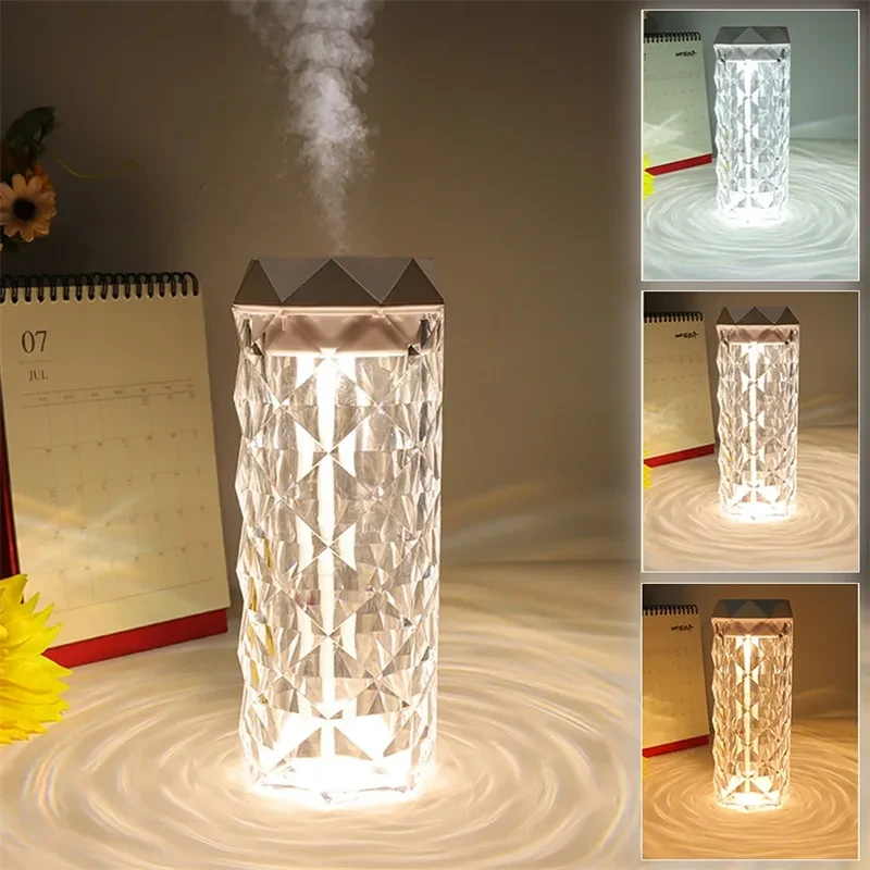 Night Light Touch Lamp With Cool Mist Maker