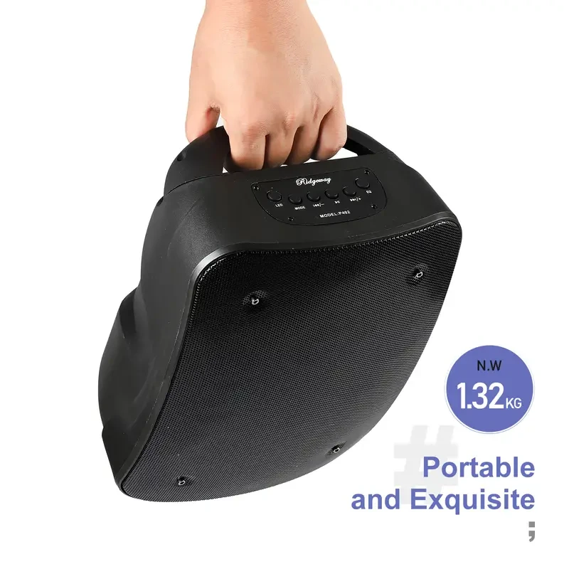 Wireless Portable Boombox Speaker - Rechargeable with 4-Inch Woofer
