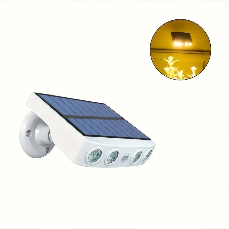 Solar-Powered Motion Sensor Light - Waterproof, LED Security Lighting for Outdoor Use - Perfect for Front Door, Backyard, Steps, Garage & Garden