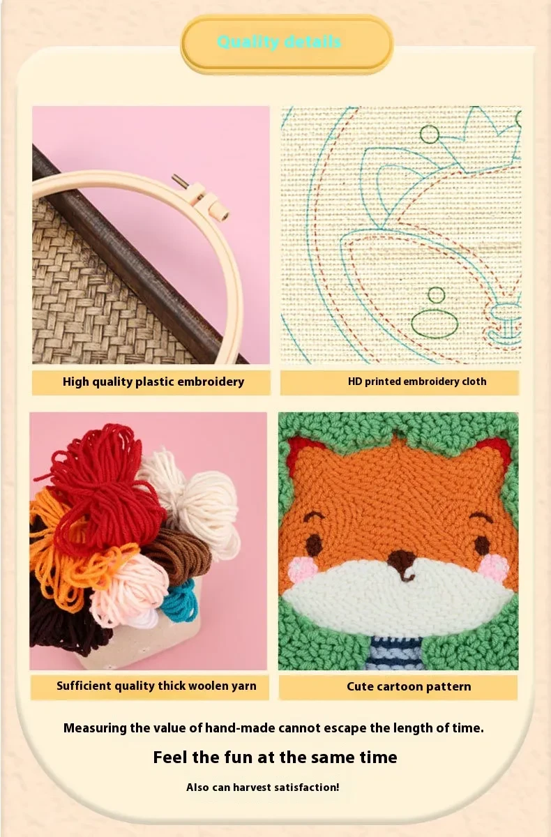 Handmade Embroidery Material Package Needle