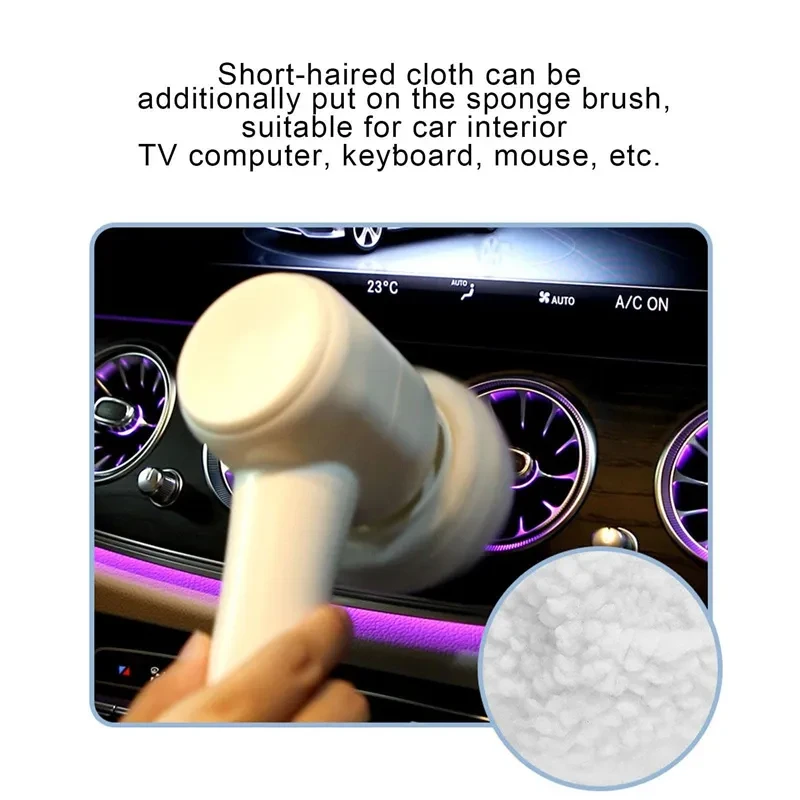 4 In 1 Spinning Scrubber Handheld Electric Cordless Cleaning Brush