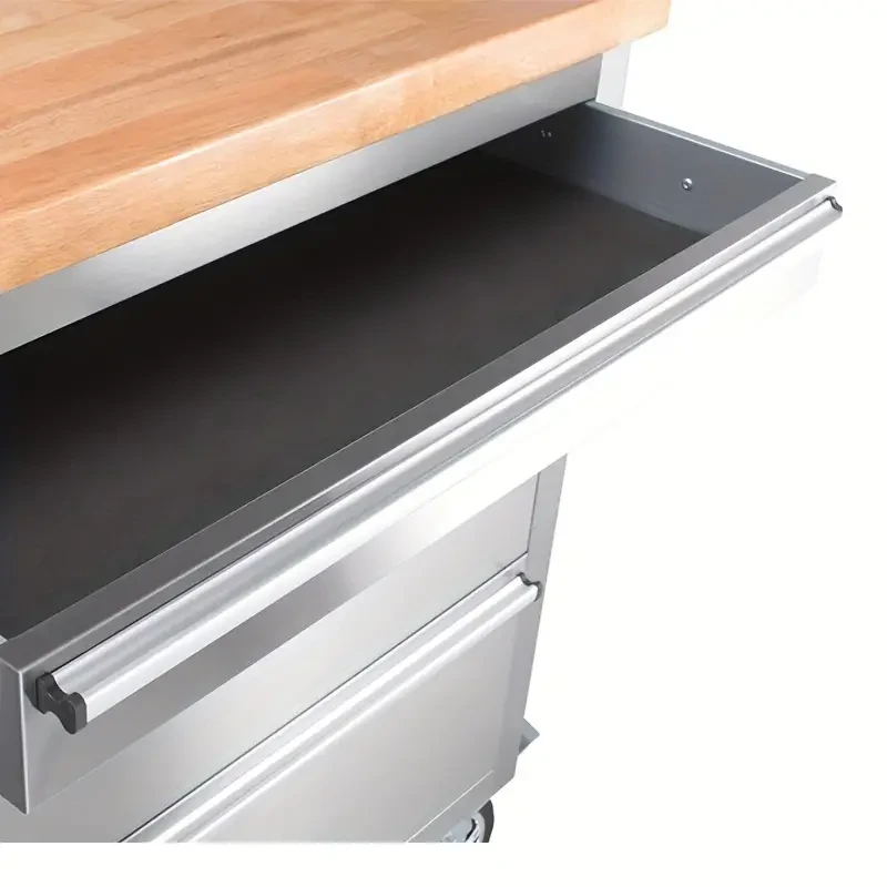 182.88 cm 18 Drawers Stainless Steel Work Bench Tool Chest Tool Box Tool Cabinet