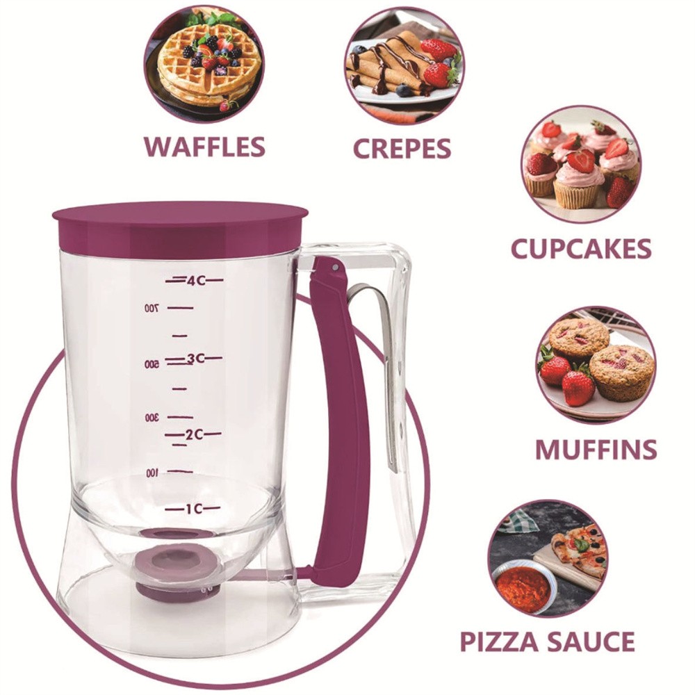 Collapsible Pancake & Cupcake Batter Dispenser