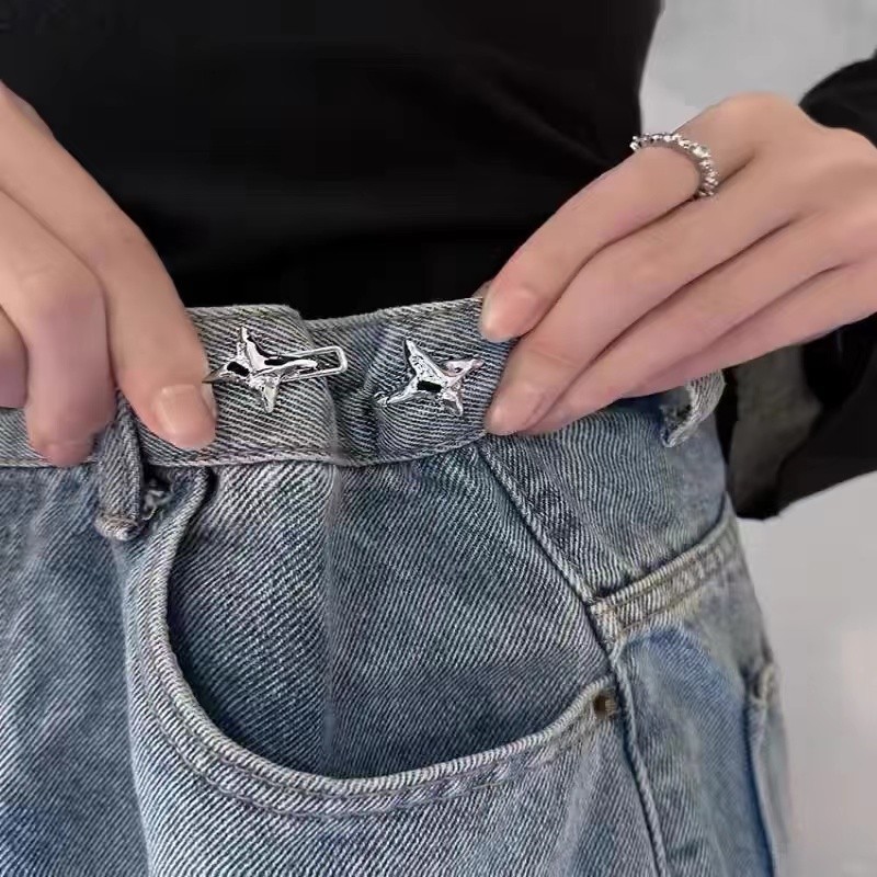 Adjustable Four-Pointed Star Waist Tightening Buckle