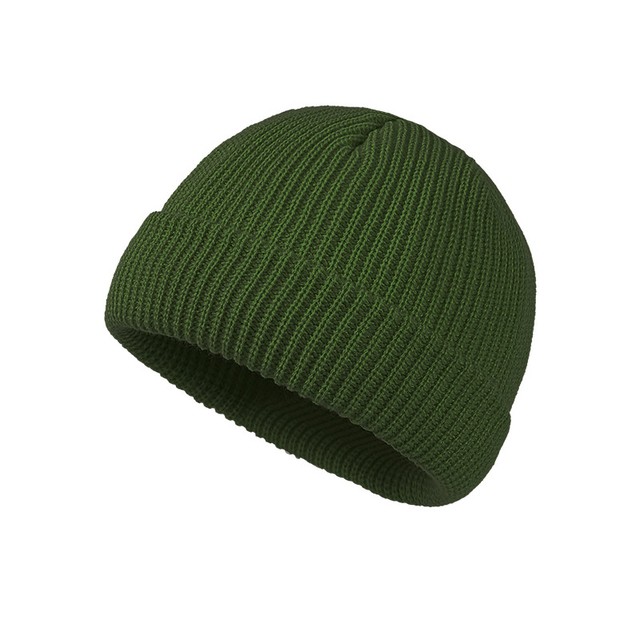 Rimiut Knitted Wool Beanie Simple Warm Skull Cap