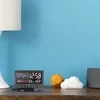 Temperature Humidity Monitor Weather Forecast LED Table Alarm Clock